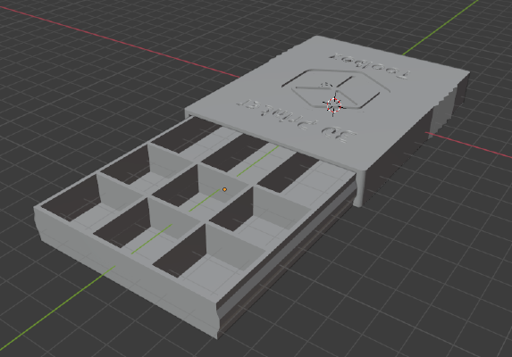 Small Toolbox for 3D Printer Parts (Bolts, Nuts, Nozzles) | 3d print model