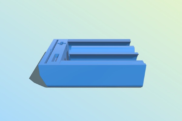 AAA Battery Pack for Xbox 360 Controller | 3d print model