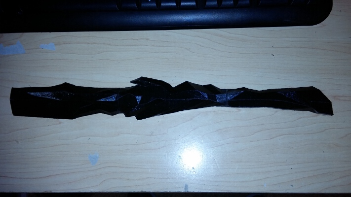 Skyrim 24 inch Ebony Sword | 3d print model