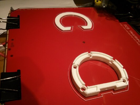 Led Ring for Prusa i3 Hephestos - Large ring diameter | 3d print model