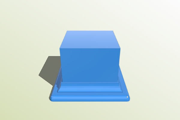 Mini display square plinth | 3d print model