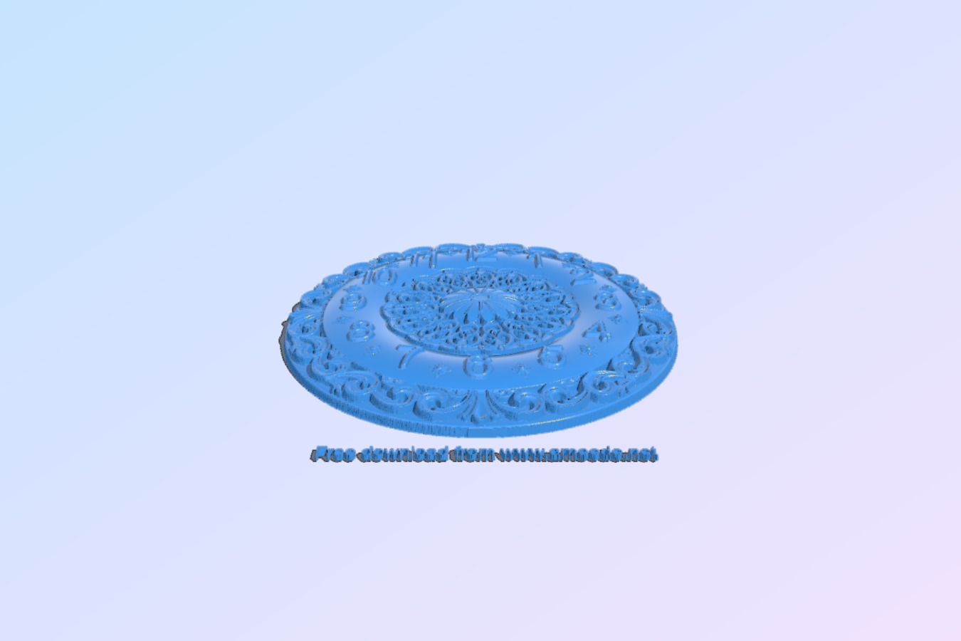 Wall clock pattern