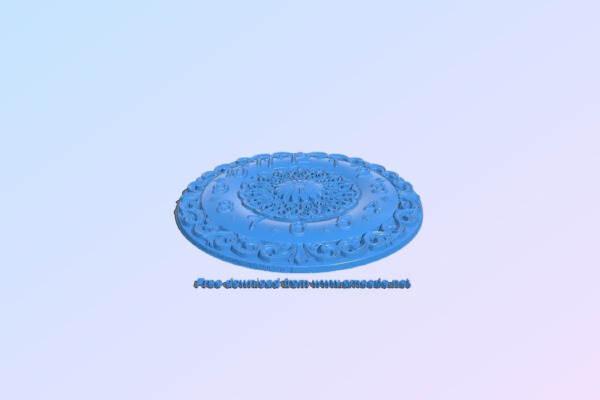 Wall clock pattern | 3d print model
