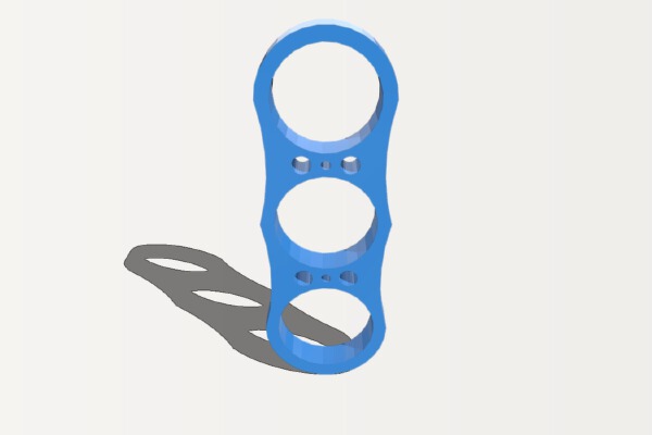 2 bearing fidget spinner | 3d print model