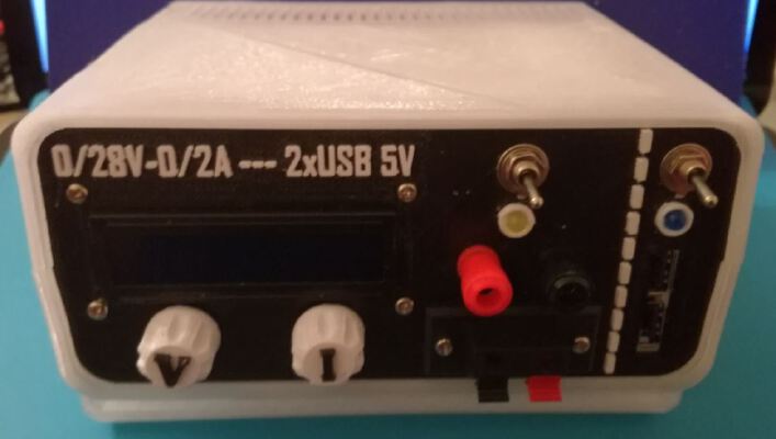 Box for Hiland Power Supply (0-28V 0.01-2A) Adjustable DC Regulated | 3d print model