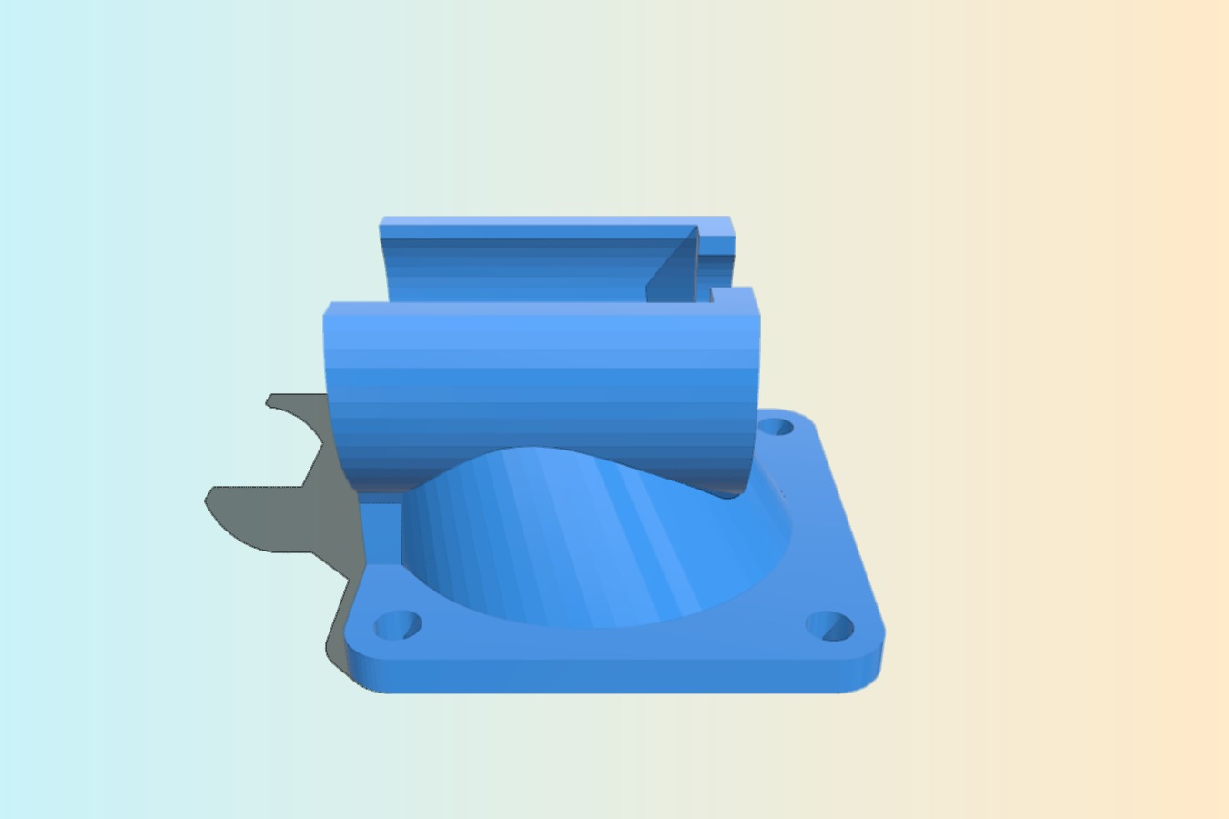 Tronxy X3 Extruder Cooling Fan Cover