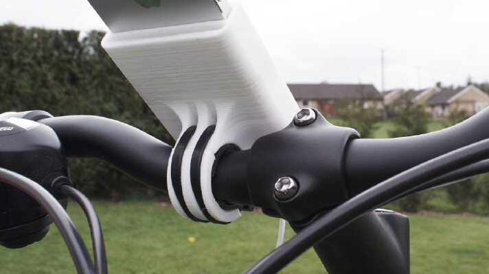 Iphone 5 Bike Handlebar Mounting Case | 3d print model