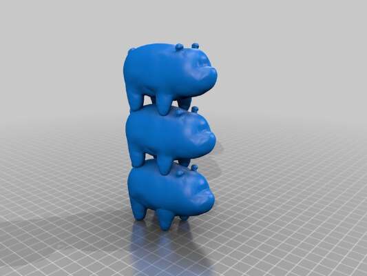 we bare bears stack | 3d print model