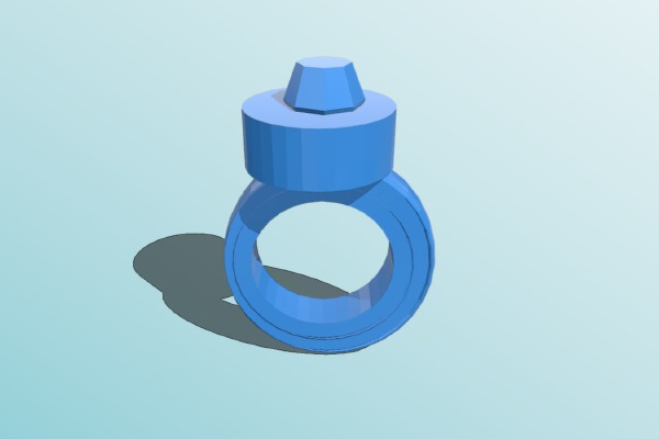 tiger woman ring 20x20mm more printable larger | 3d print model