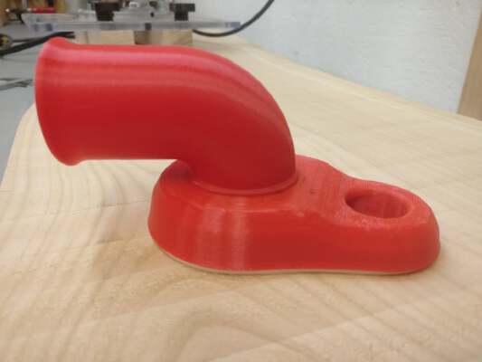 Shop vac adapter for one-man wall drilling | 3d print model