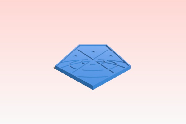 XCOM emblem - Vigilo Confido | 3d print model