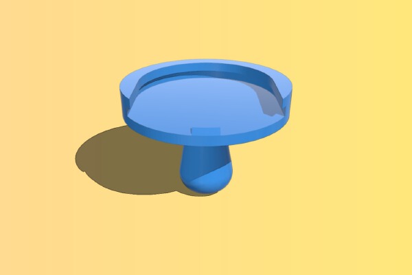 Replaceable customizable stamp with handle | 3d print model