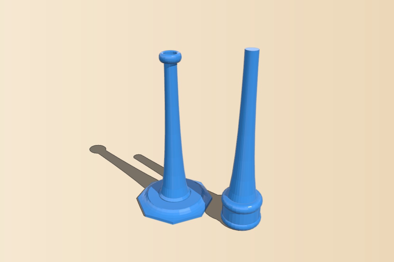 Flute candleholder