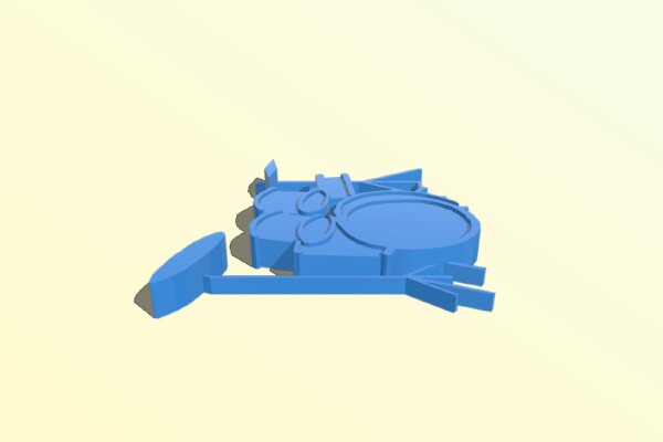 Drum set - Bass, Floor, Snare, Toms, and Cymbals | 3d print model