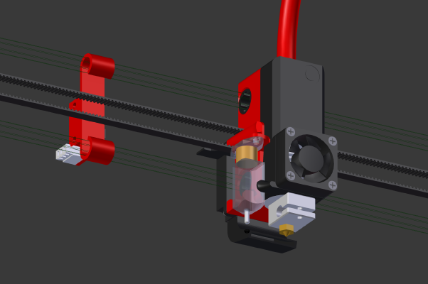 E3D V6 Minimal Extruder | 3d print model