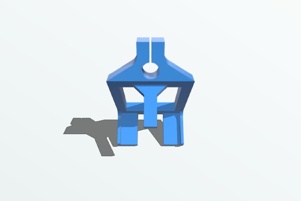 Designed for CR30 Simple and sturdy percentage meter holder | 3d print model