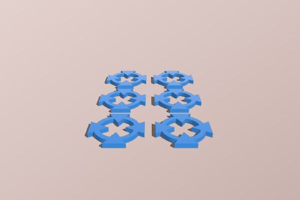 Star Wars Target Lock x6 | 3d print model