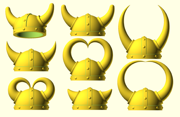 Casco Vikingo | 3d print model