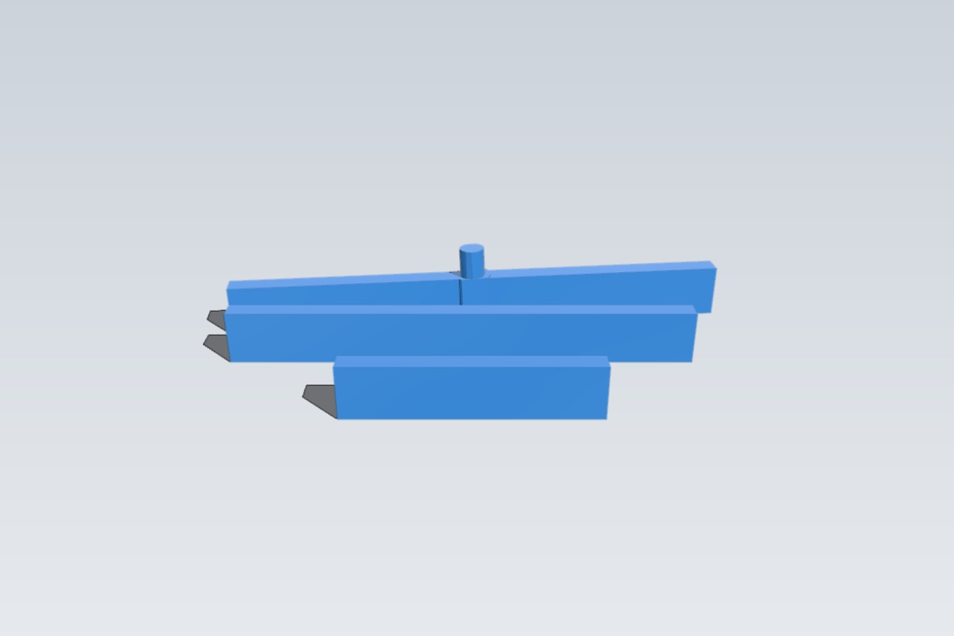 Tangent lines for a curve using gravity