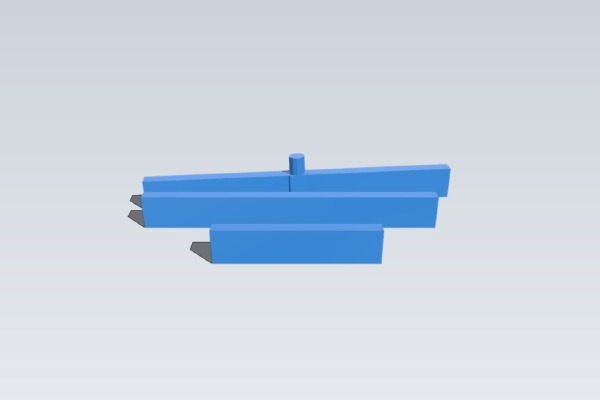 Tangent lines for a curve using gravity | 3d print model
