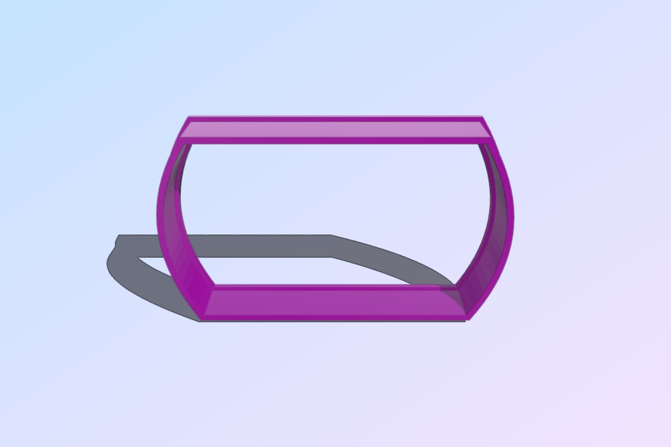 round rectangle Cookie Cutter