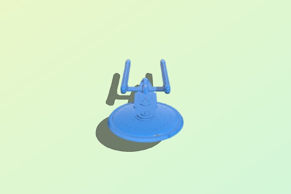 Star Trek - USS Excelsior NCC-2000 | 3d print model