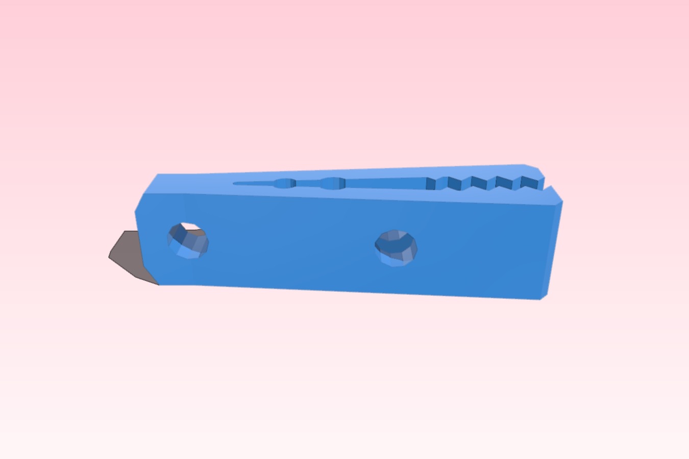 Tarp Clip 2 Remix in OpenScad
