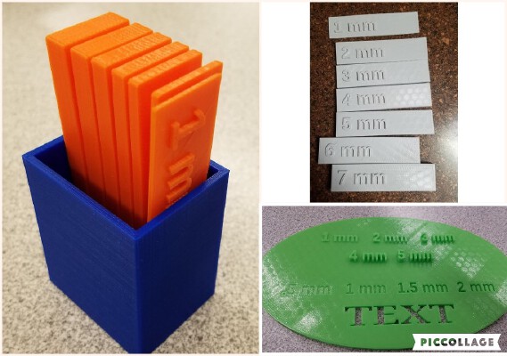 3D printing thickness templates for classroom | 3d print model