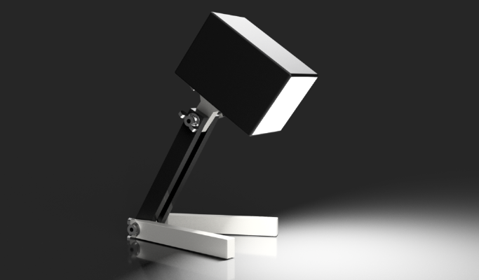 Bedside Lamp (Box), LED 12V 2.5W | 3d print model