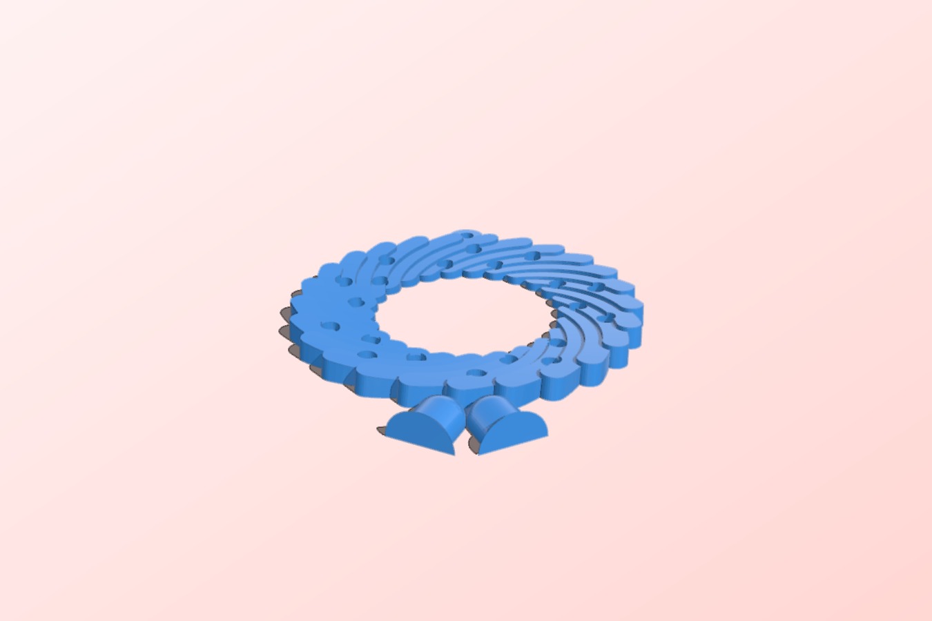Christmas Wreath Ornament 5mm LED
