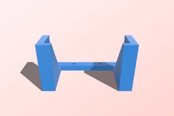 Makerfarm Prusa i3 Extruder Fan Mount | 3d print model