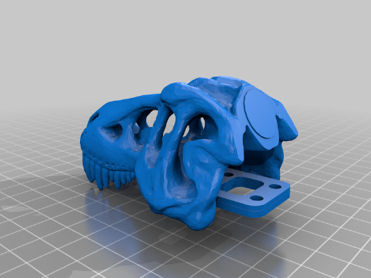 Poppy ErgoJr T-Rex custom part | 3d print model