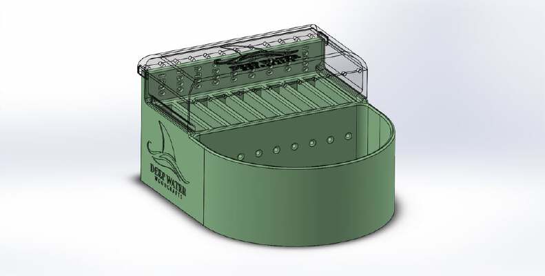 Micro Mesh wet sanding station (V3) now with a top | 3d print model