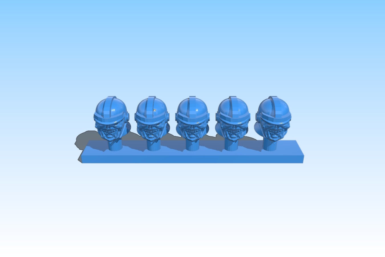 28mm Range Vipers Head Sprue