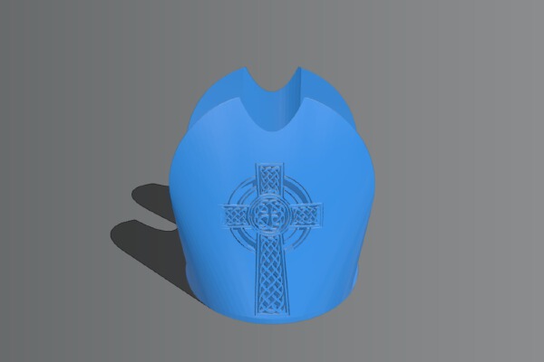 Celtic cross napkin holder | 3d print model