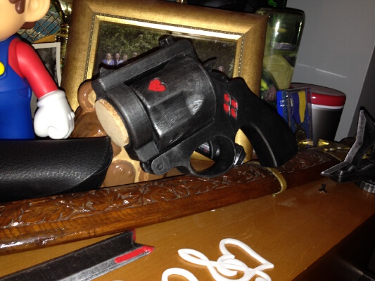 Harley Quinn Cork Gun | 3d print model
