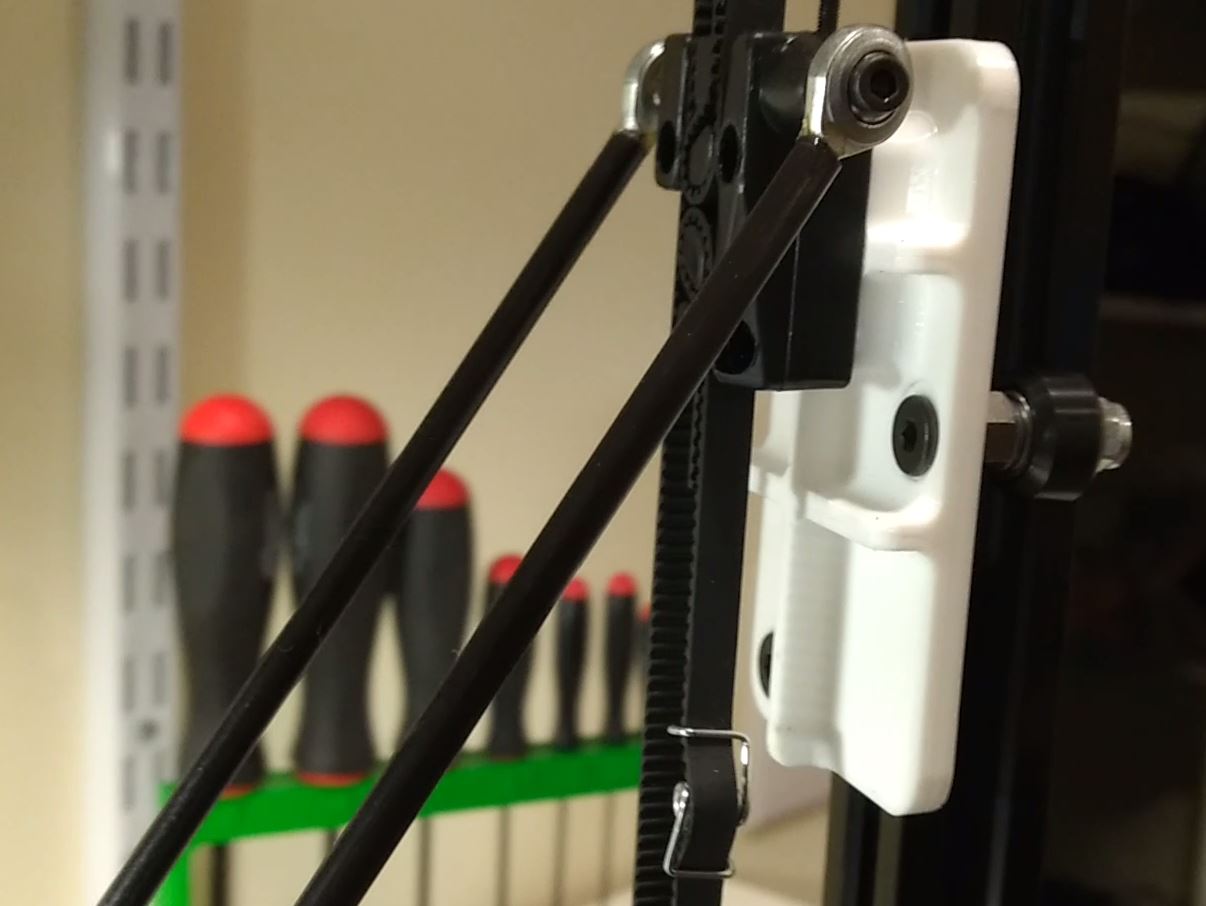 AnyCubic Kossel Linear Plus V-Rail mod plus corner cover