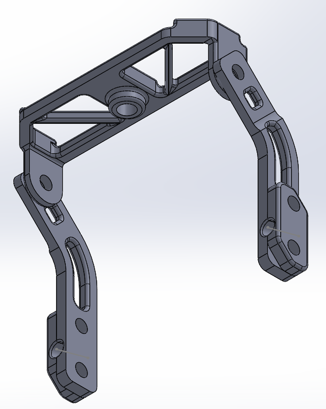 FPV monitor mount for FS-TH9X