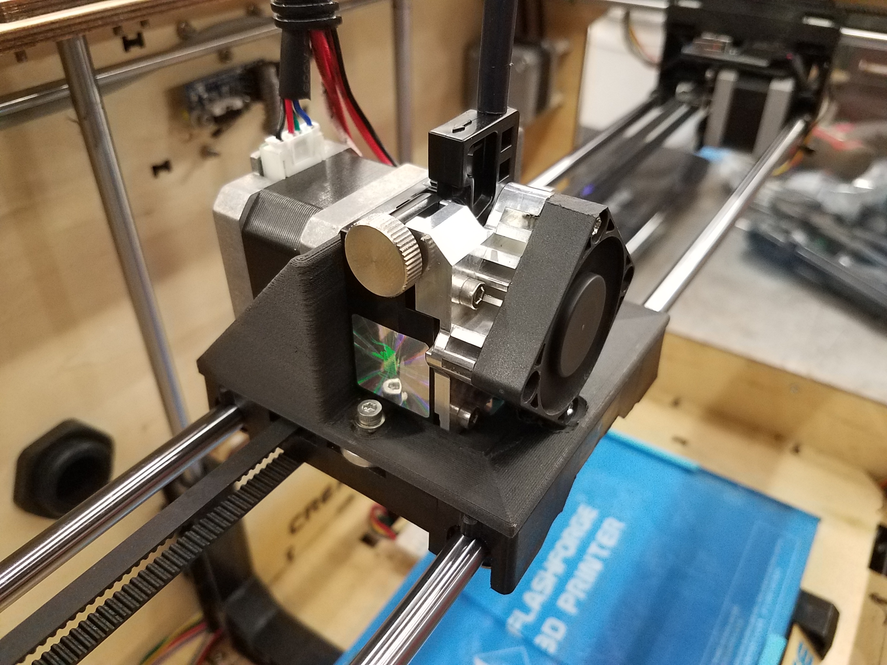 Titan Aero flashforge creator pro carriage