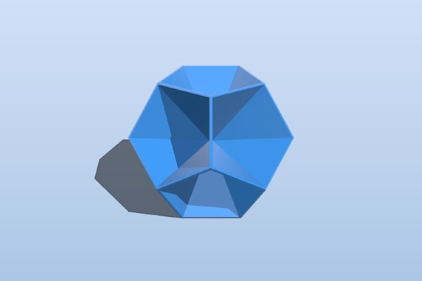 Concave Dodecahedron | 3d print model