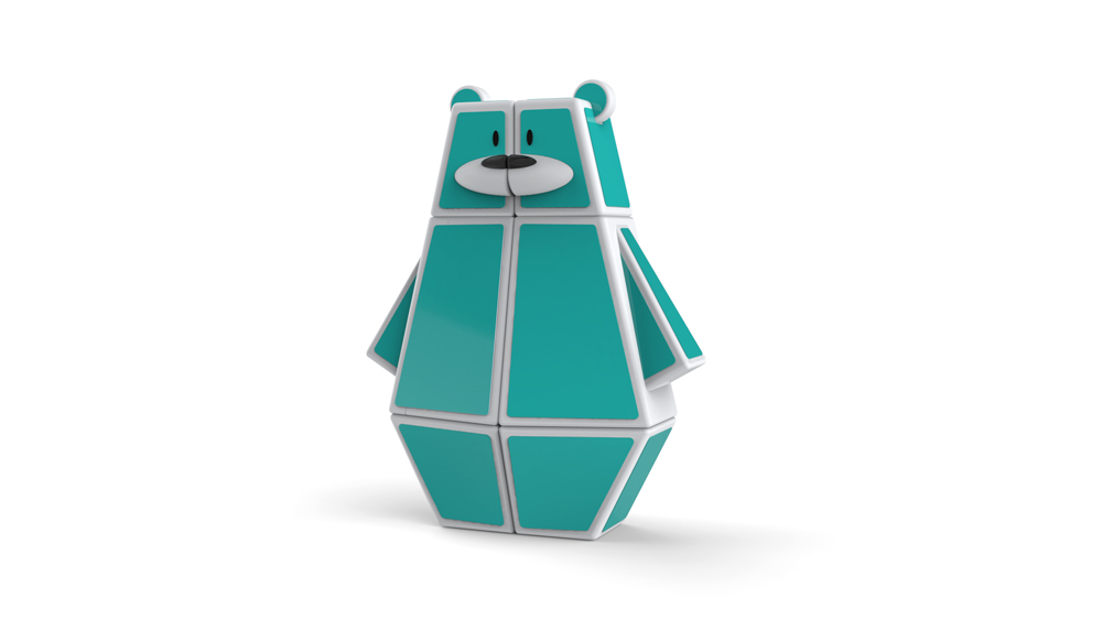 Ozo 1x2x3 Puzzle Bear