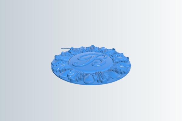 Round plate pattern | 3d print model