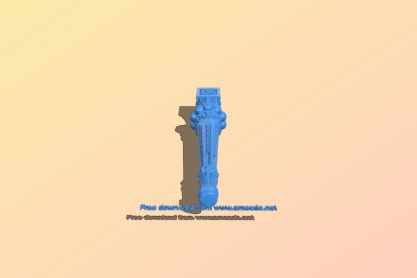 Table legs and chairs | 3d print model