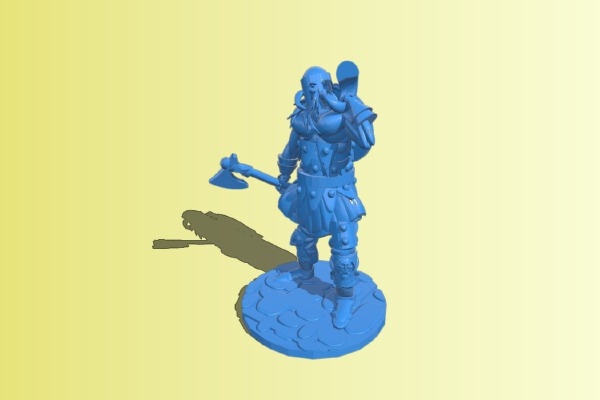 Barbarian-warhorn | 3d print model