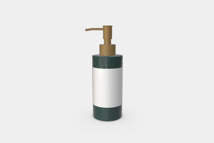 Pump Dispenser Bottle Mockup