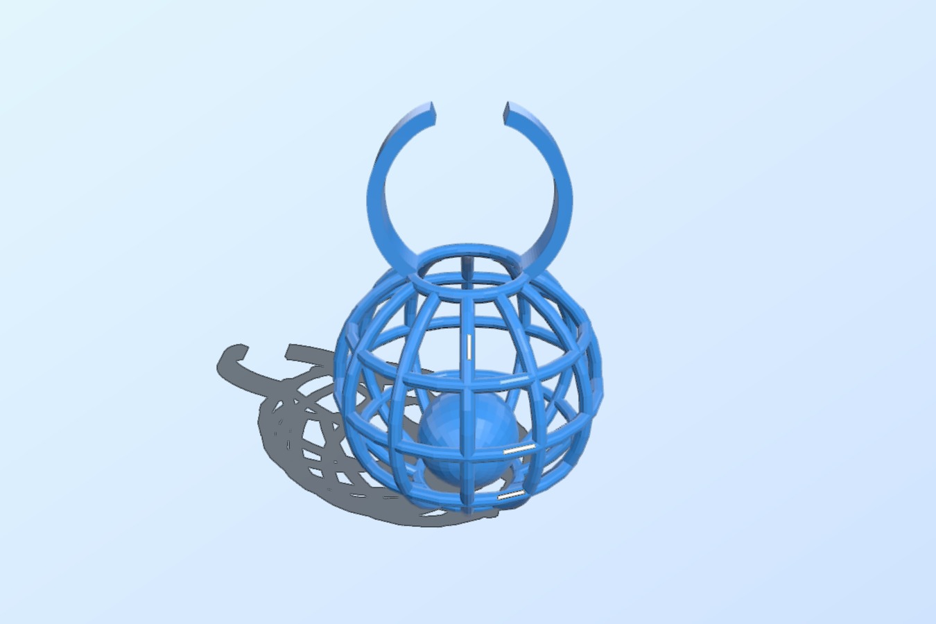 Ring with ball