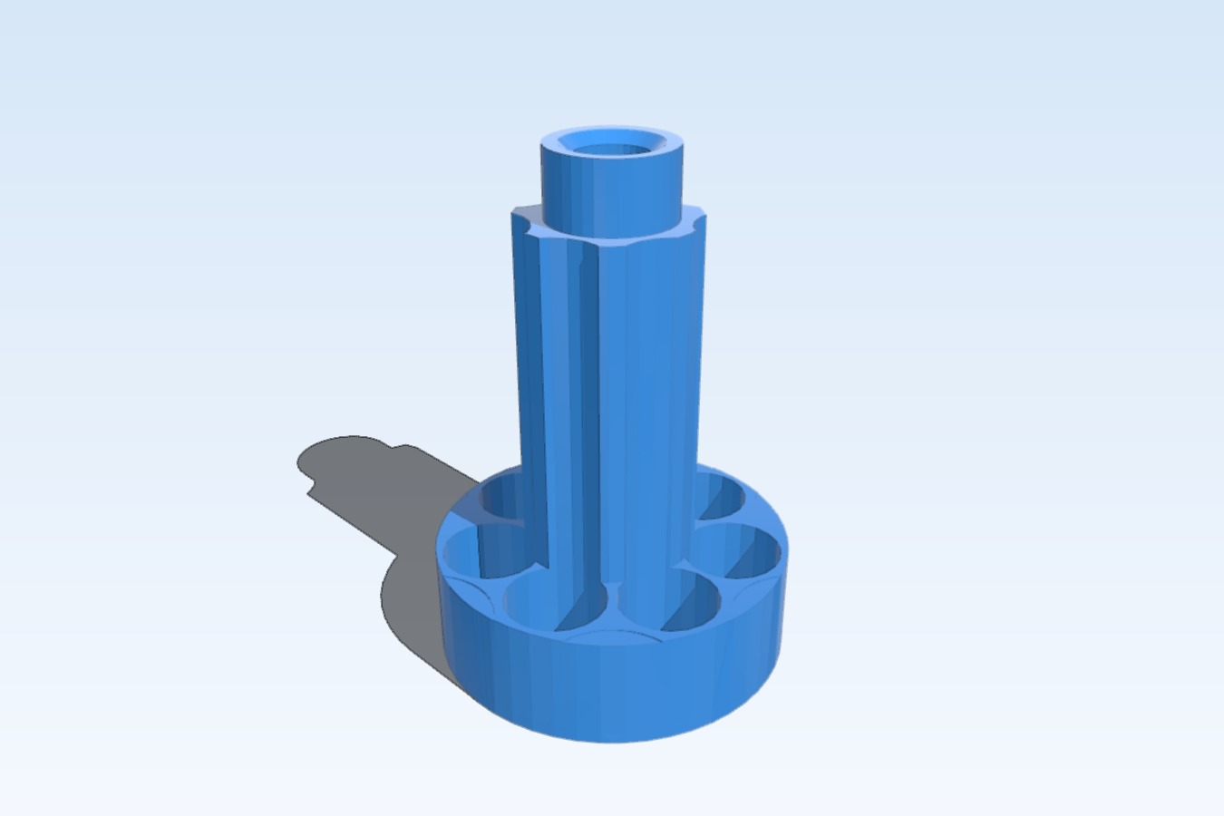 Nerf Hammershot 7 Dart Brass Cylinder