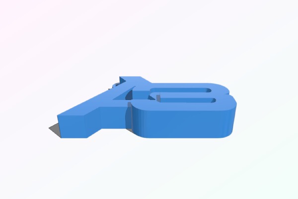 Audi A3 keychain | 3d print model