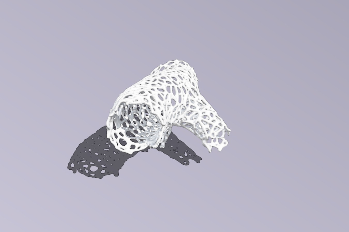 Aquarium Decoration - Wood Textured Branching Stick Cave - Large (Voronoi)
