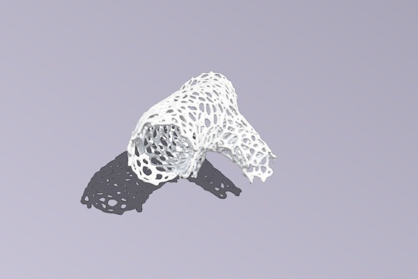 Aquarium Decoration - Wood Textured Branching Stick Cave - Large (Voronoi) | 3d print model